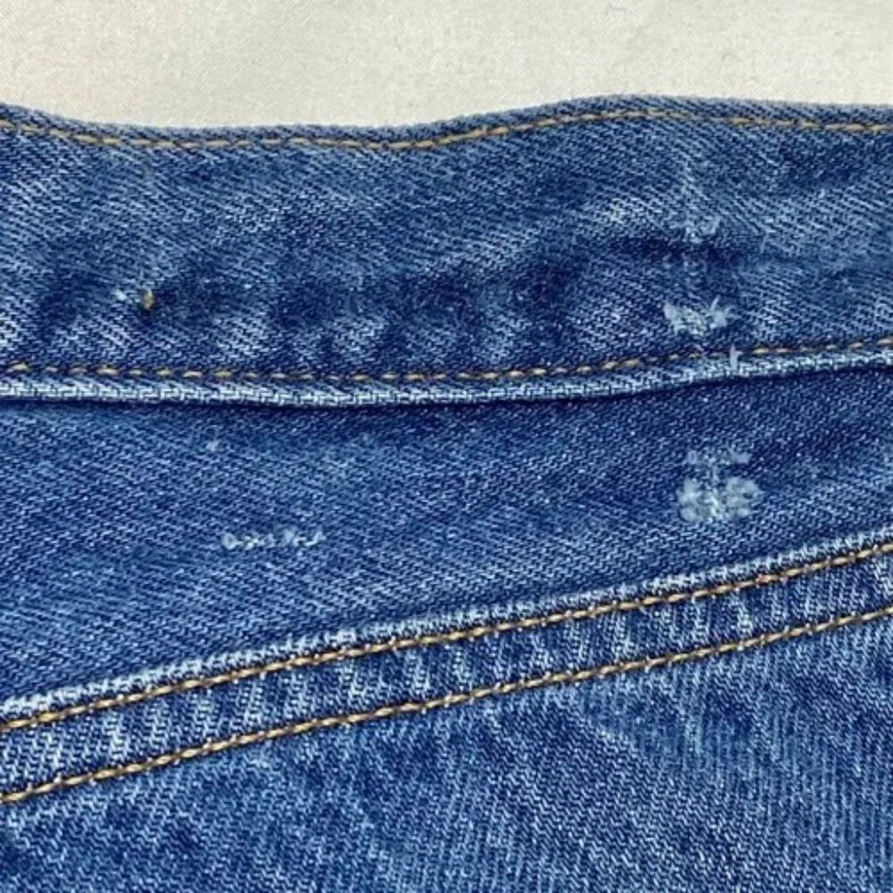 Vintage Levi's 501 Jeans Men's 33x32 Straight Reg Y2K Button Fly Denim 30x29 Fit